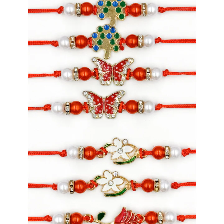 Set 12 martisoare bratari, NEVERMORE, Lungime reglabila, M2515, Multicolor