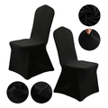 Husa scaun evenimente, NEVERMORE, elastica, prindere sigura, 90x45x45cm