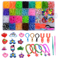 Set creativ DIY pentru copii, NEVERMORE, accesorii pentru realizarea bratarilor din elastic