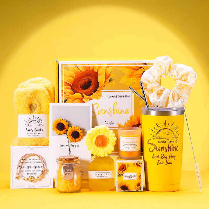 Set cadou spa pentru femei, NEVERMORE, 10 piese Cutie cadou (cu rafie), Ingrijire corp, Cana termos din inox, Sare de Baie, Sosete, Bratara, Lumanare Parfumata, cadou relaxant pentru Valentine, Ziua Mamei, Craciun