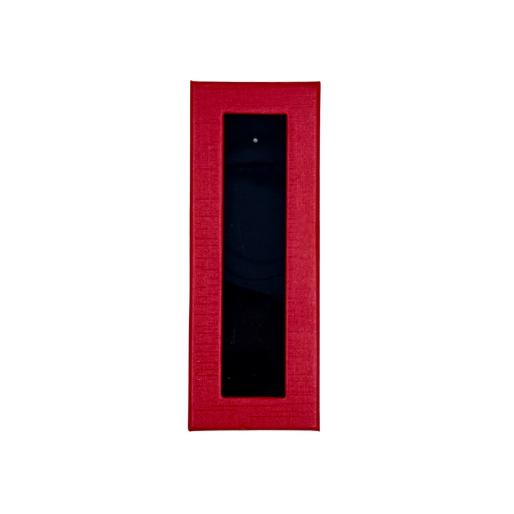 Set 12 cutii pentru martisoare brose, NEVERMORE, 4.5x12 cm, Rosu