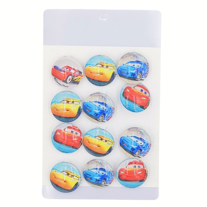 Set 12 brose pentru martisor, NEVERMORE, B1019, Multicolor
