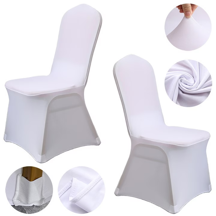 Husa scaun evenimente, NEVERMORE, elastica, prindere sigura, 90x45x45cm