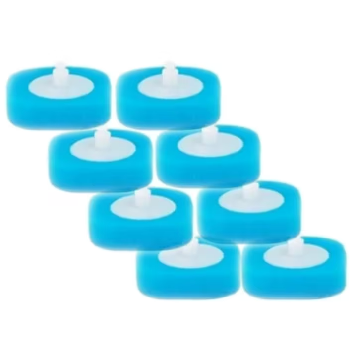 Set 8 rezerve pentru perie WC, NEVERMORE, capete de schimb, Unica folosinta
