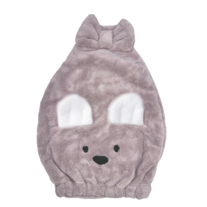 Prosop pentru uscat parul, de copii, tip caciulita, Nevermore, model Koala, 37 x 30 cm