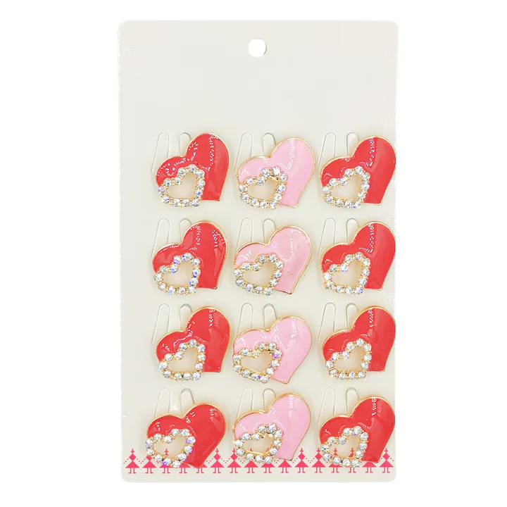 Set 12 brose pentru martisor, NEVERMORE, B1023, Auriu